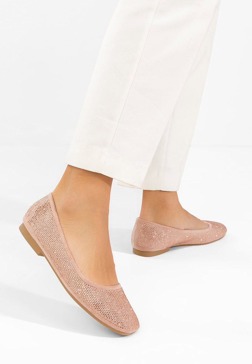 Jeffery rózsaszín elegáns balerina 