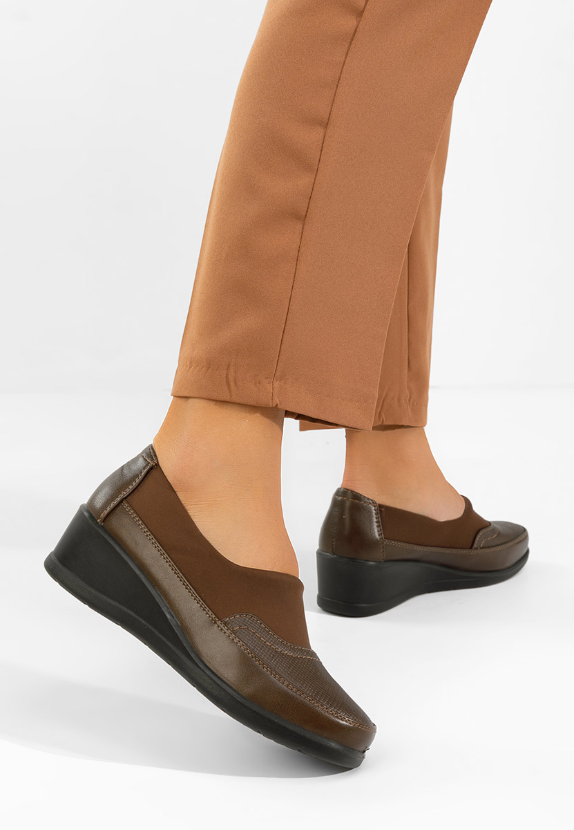 Columia khaki női casual cipő