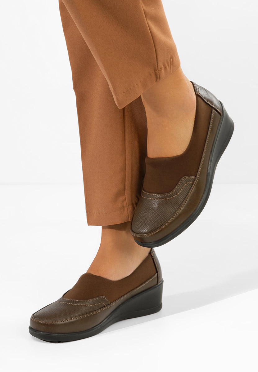 Columia khaki női casual cipő