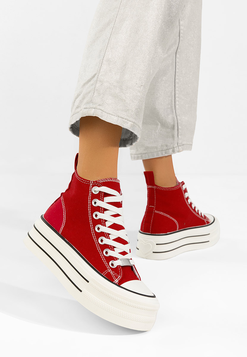 Kimala v3 piros platform teniszcipő