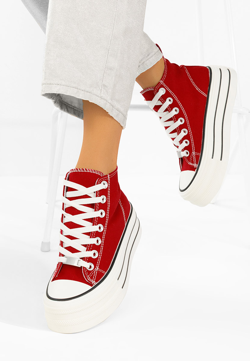 Kimala v3 piros platform teniszcipő