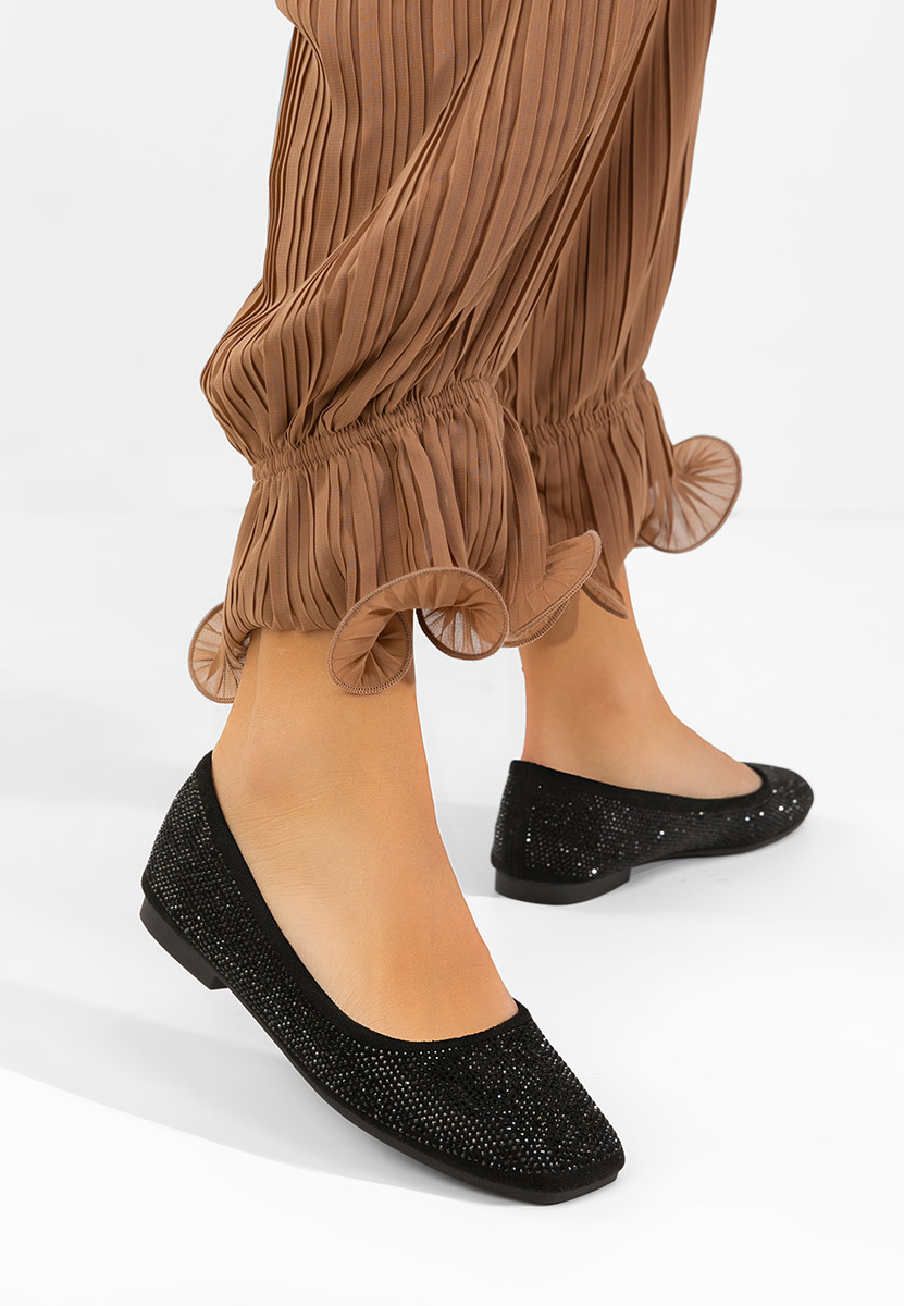 Jeffery fekete elegáns balerina 