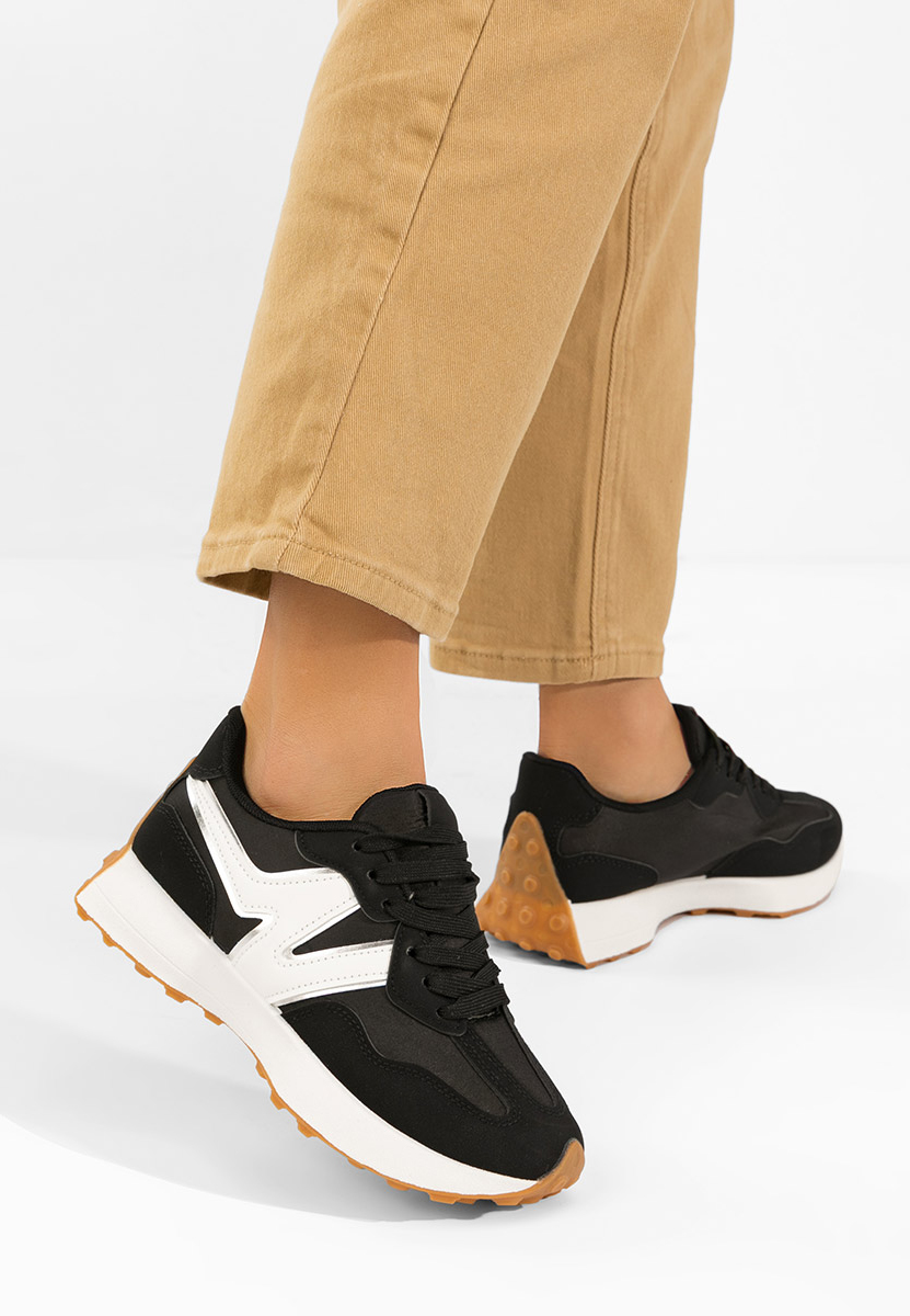 Aminay fekete női tornacipő