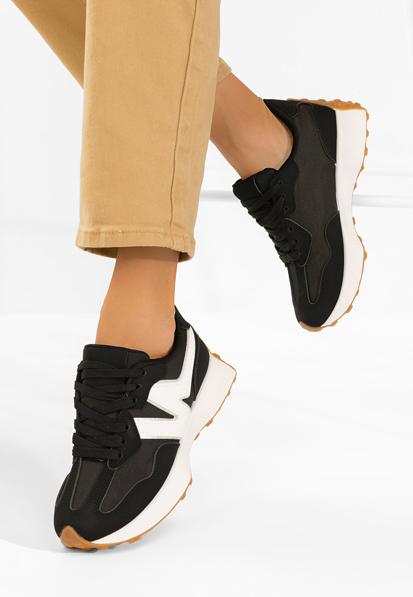 Aminay fekete női tornacipő