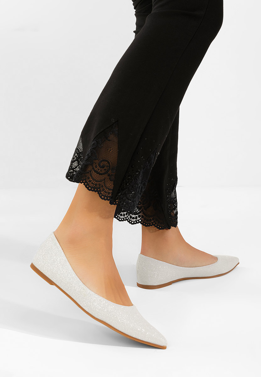 Ocsana ezüst elegáns balerina 