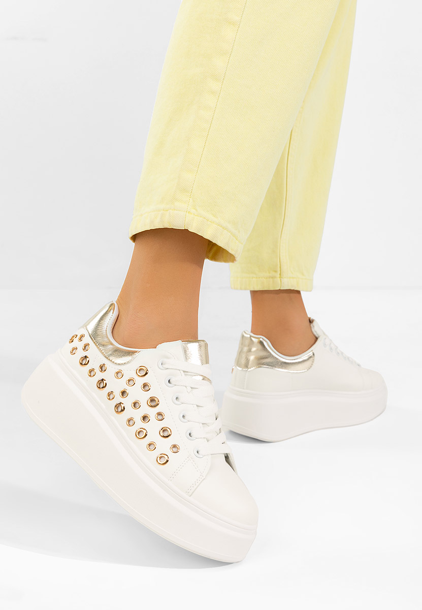 Anaya v2 fehér telitalpú platform sneaker