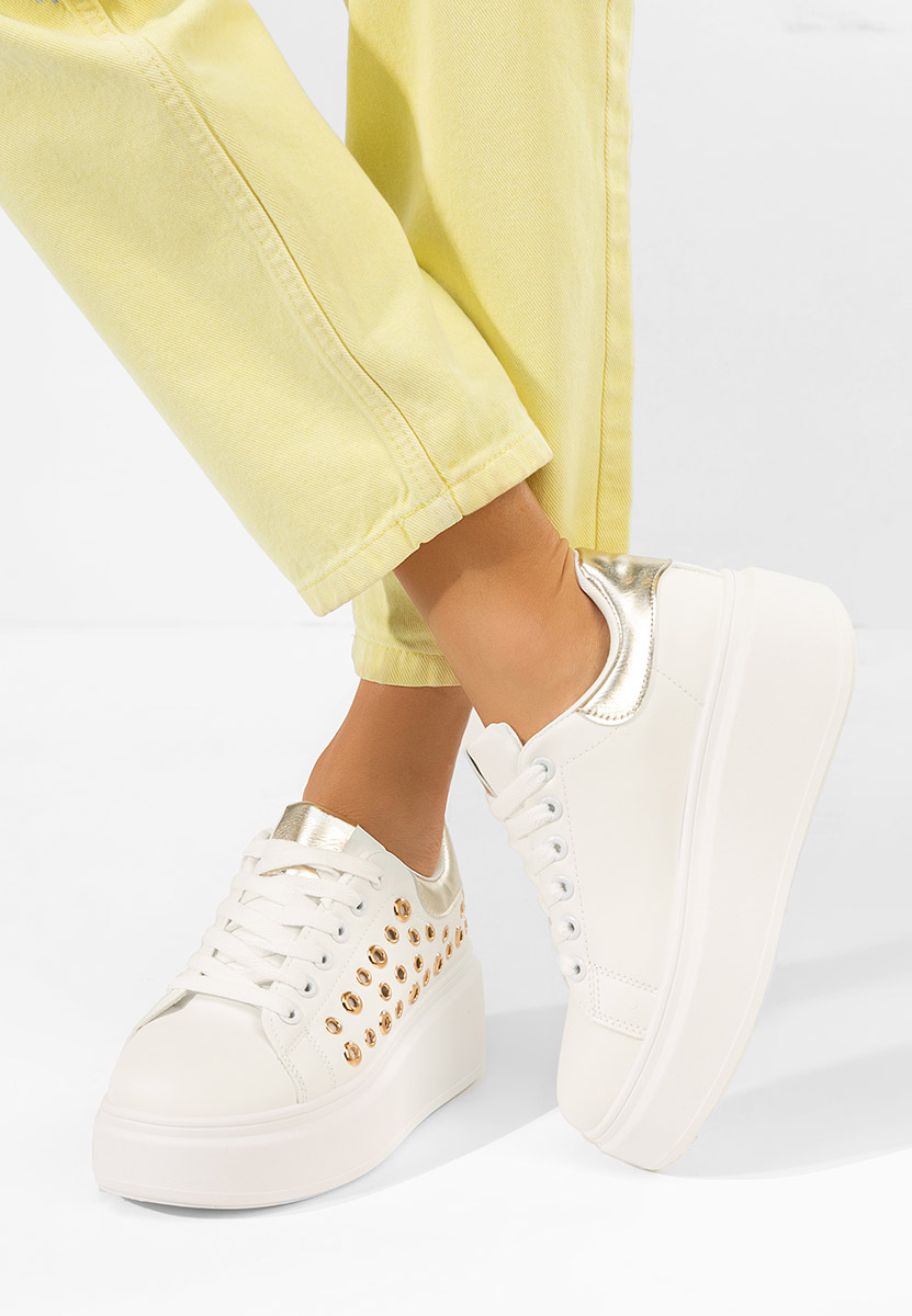 Anaya v2 fehér telitalpú platform sneaker