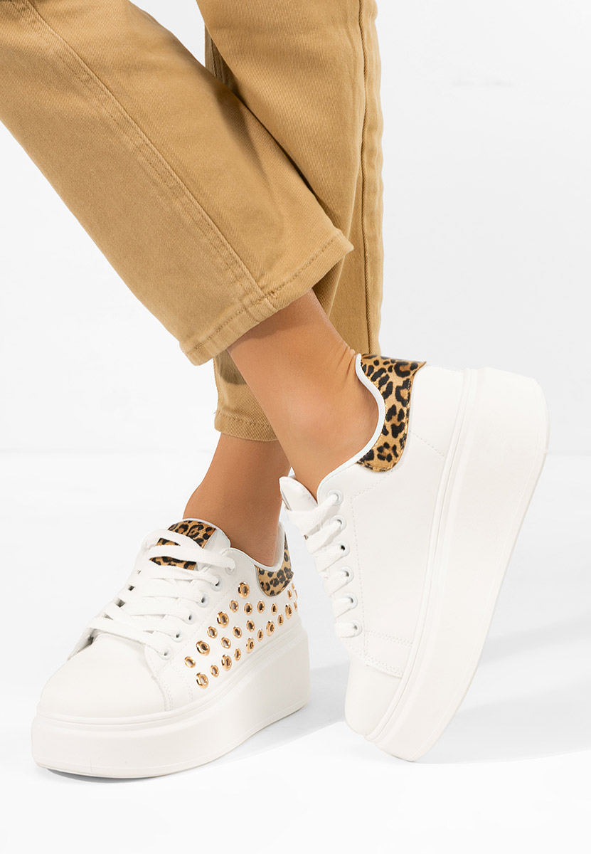 Anaya v6 fehér telitalpú platform sneaker