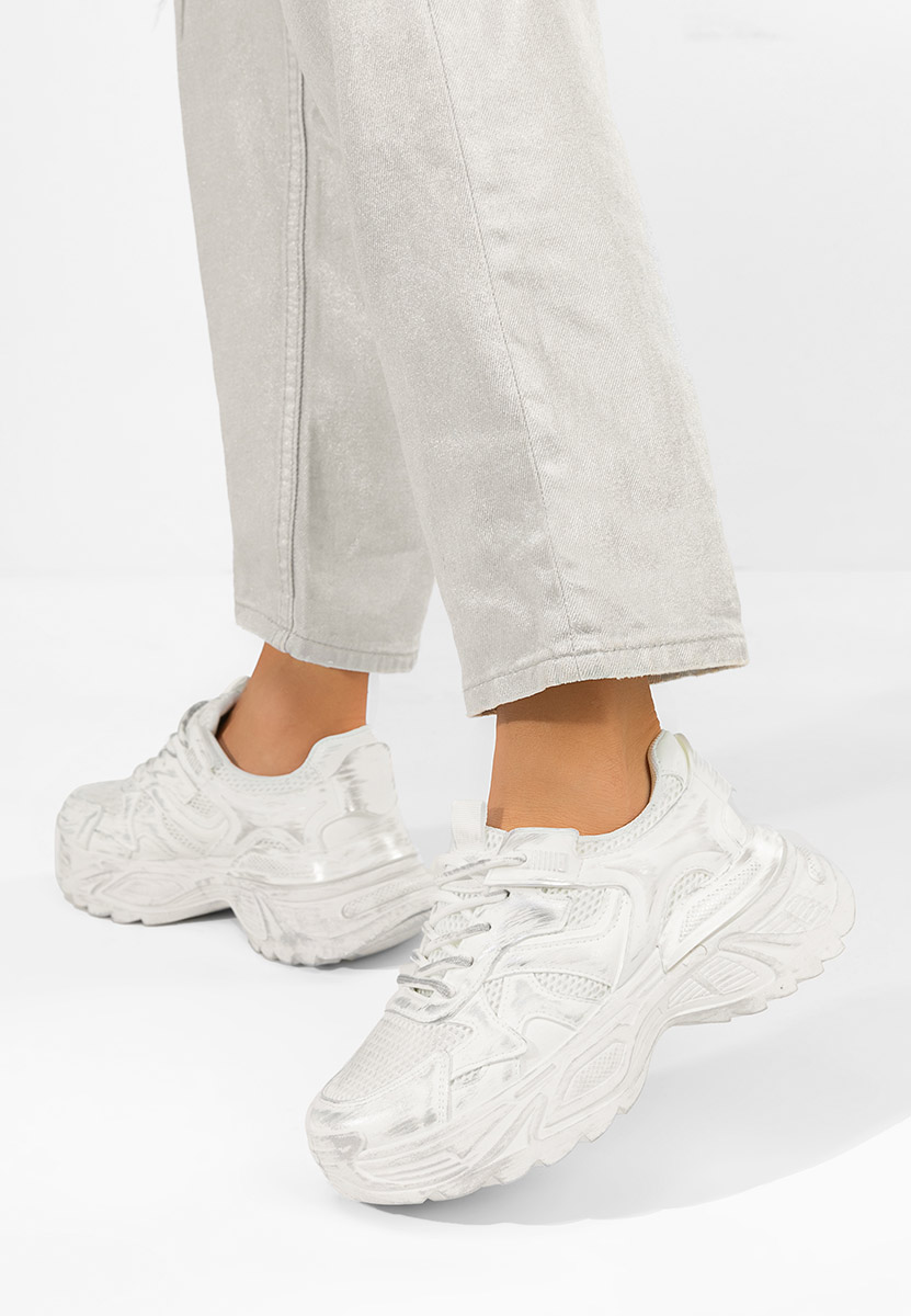 Yalda fehér telitalpú platform sneaker
