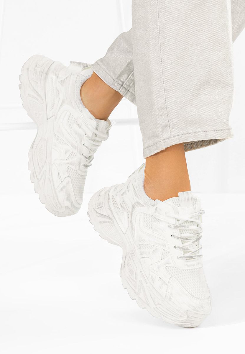 Yalda fehér telitalpú platform sneaker
