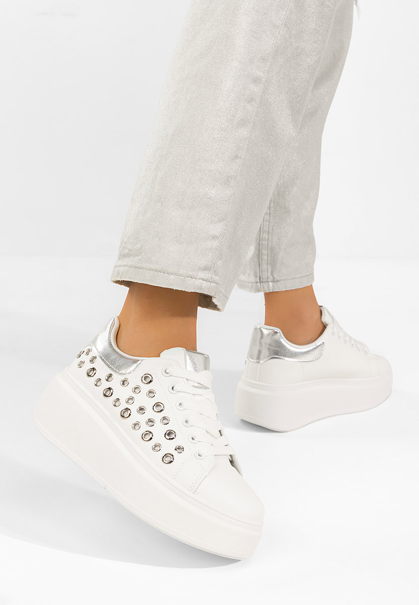 Anaya v4 fehér telitalpú platform sneaker