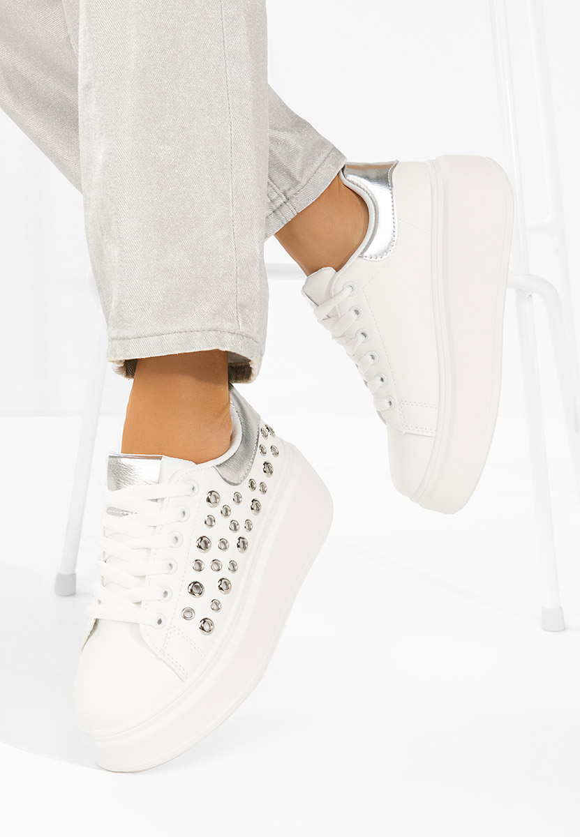 Anaya v4 fehér telitalpú platform sneaker