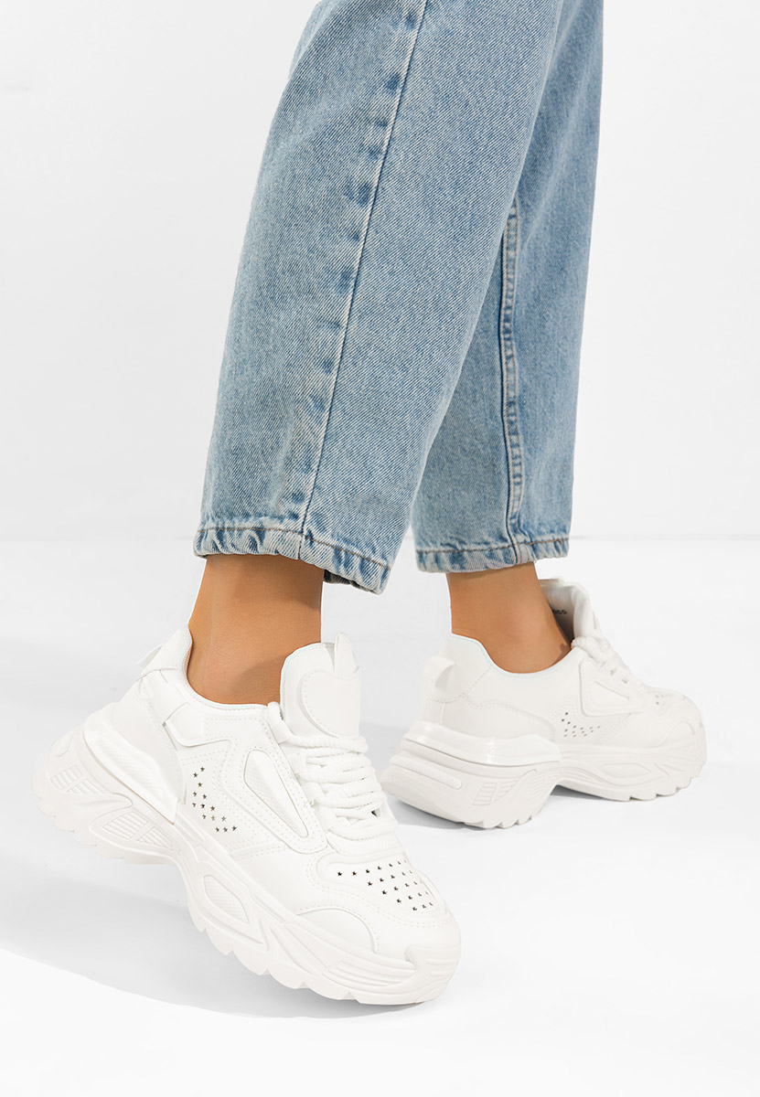 Dorathy fehér platform sneaker cipő 