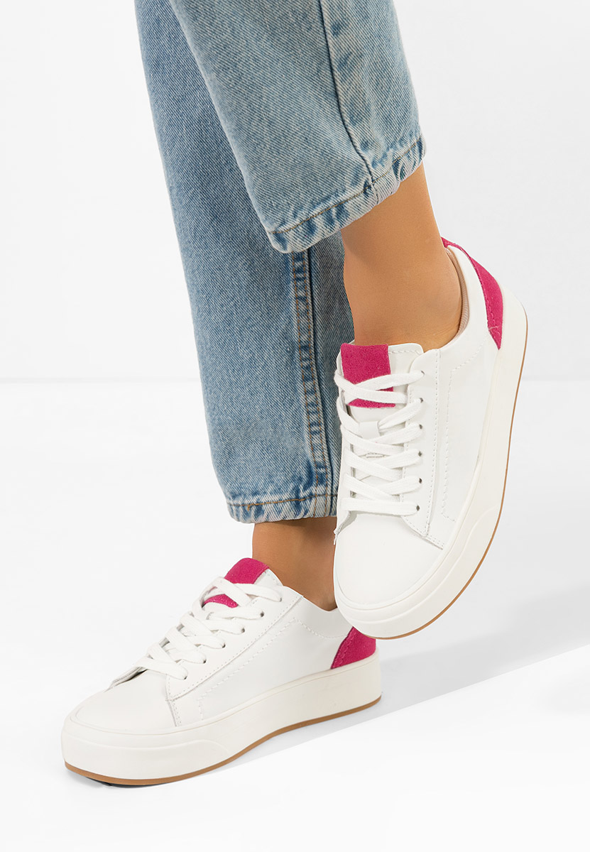 Delsia v1 fehér női bőr sneaker