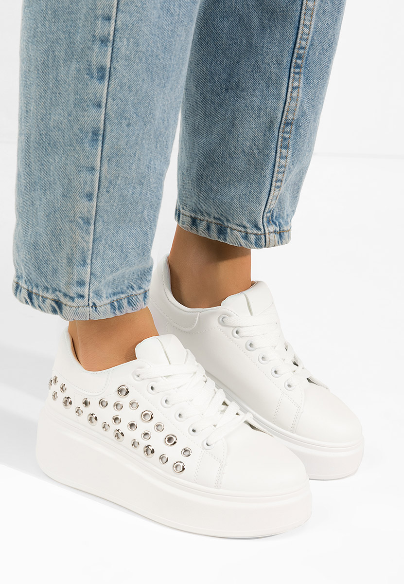 Anaya fehér telitalpú platform sneaker