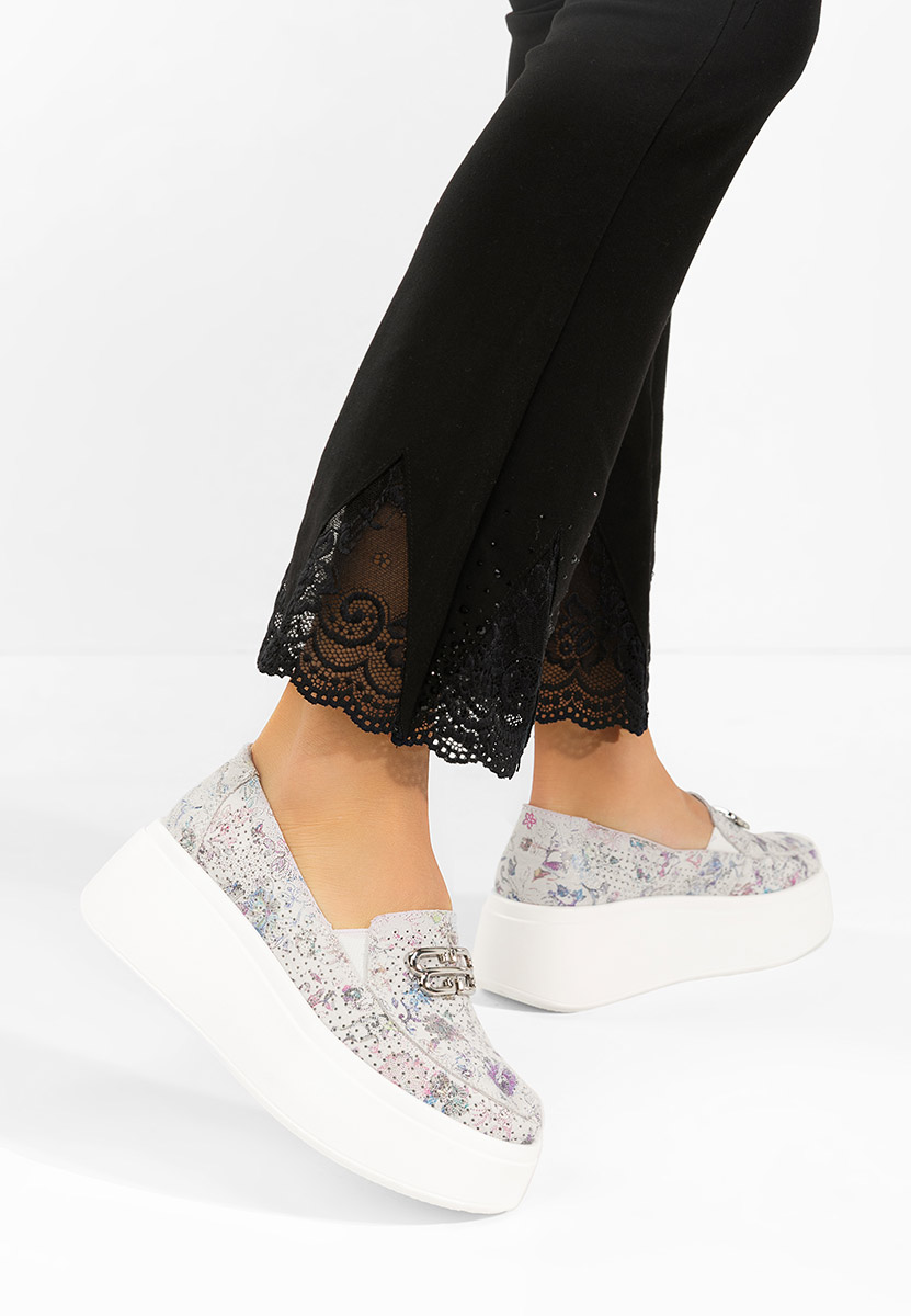 Brinleya sokszínü bőr mokaszin női