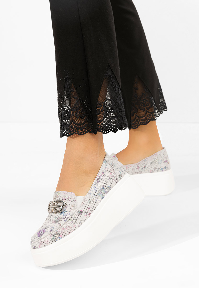 Brinleya sokszínü bőr mokaszin női