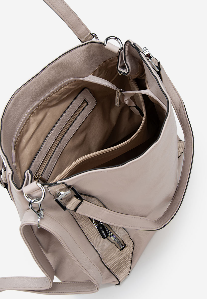 Silvia rosa 8257 szürke kézitáska