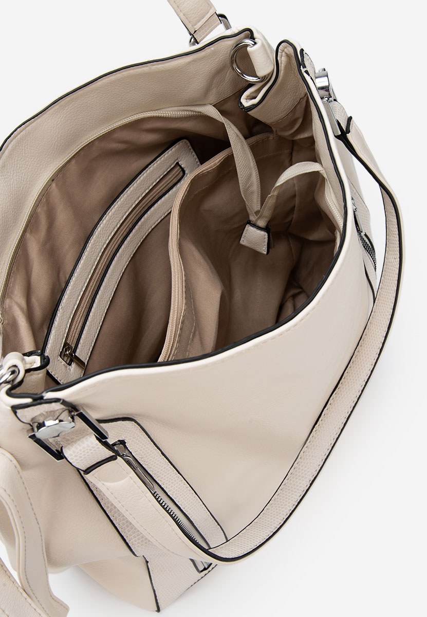 Silvia rosa 8257 bézs kézitáska