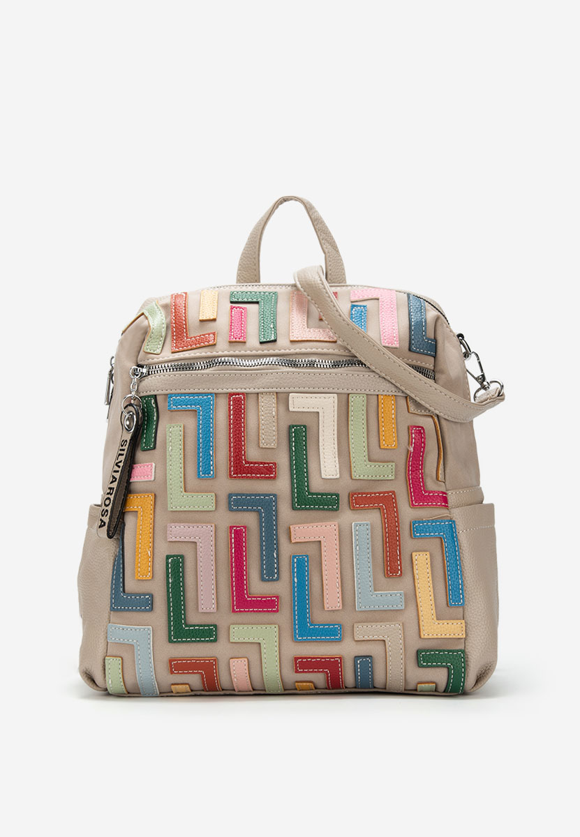 Silvia rosa 6129 v2 bézs hátizsák