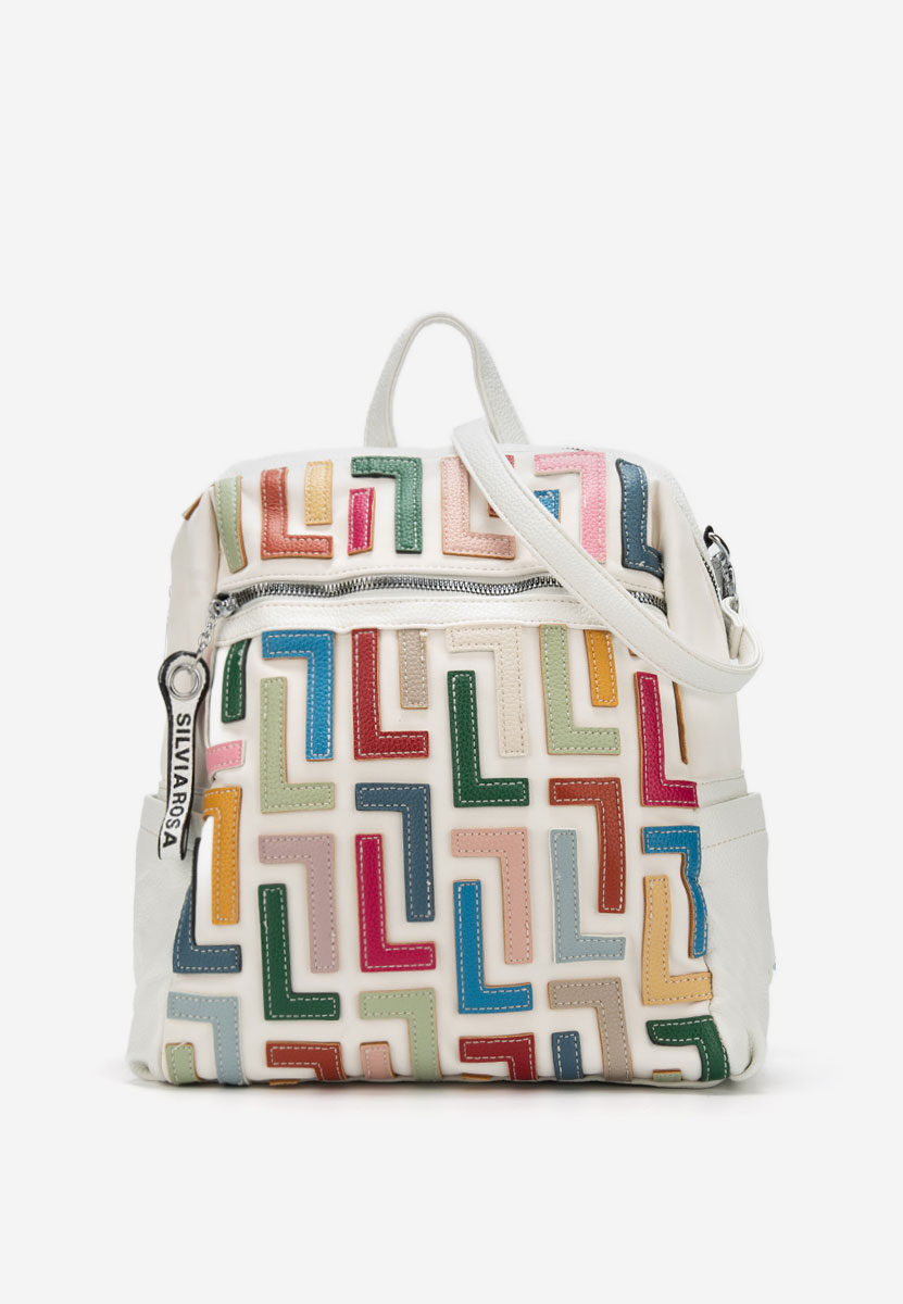 Silvia rosa 6129 fehér hátizsák