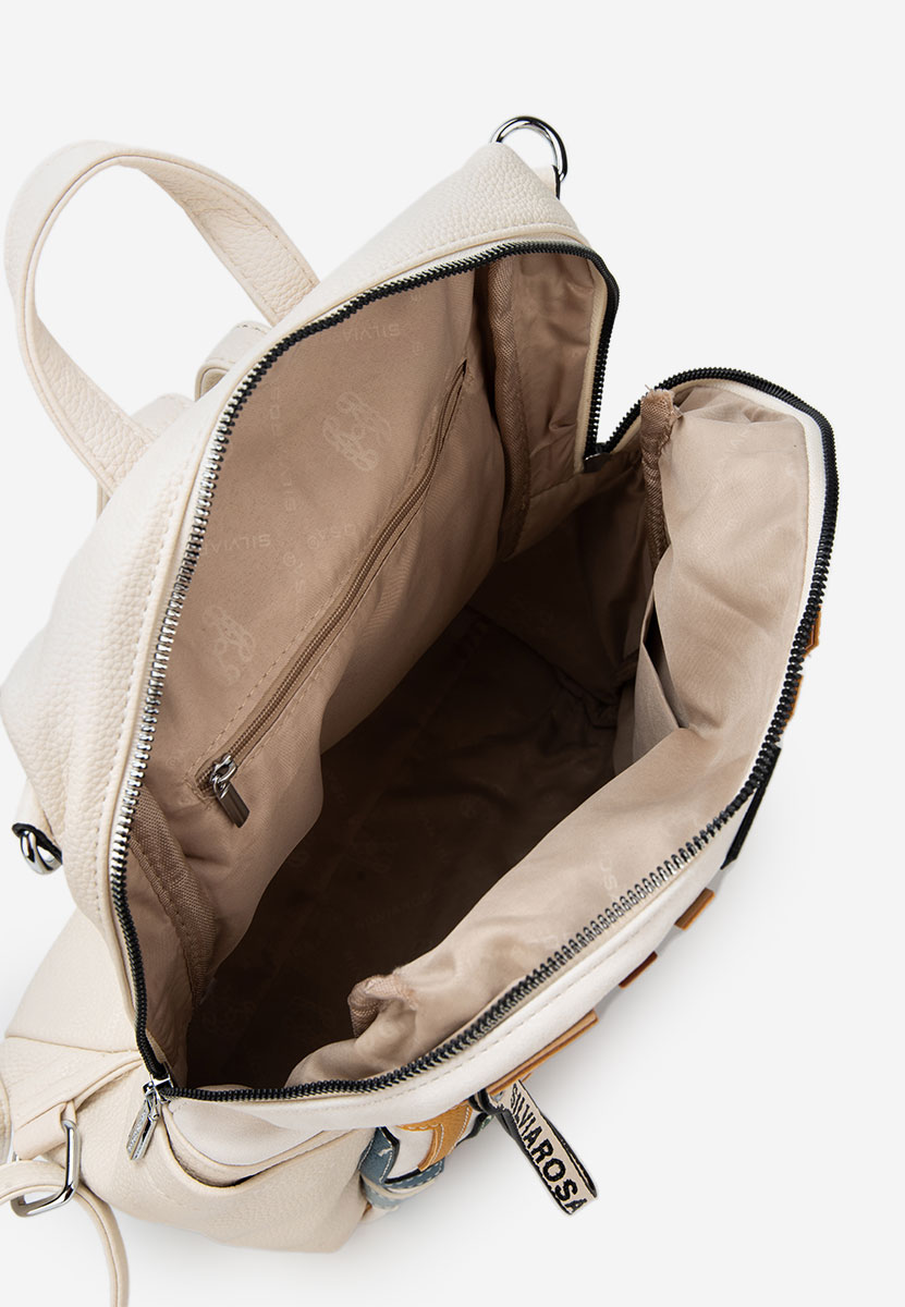 Silvia rosa 6129 bézs hátizsák