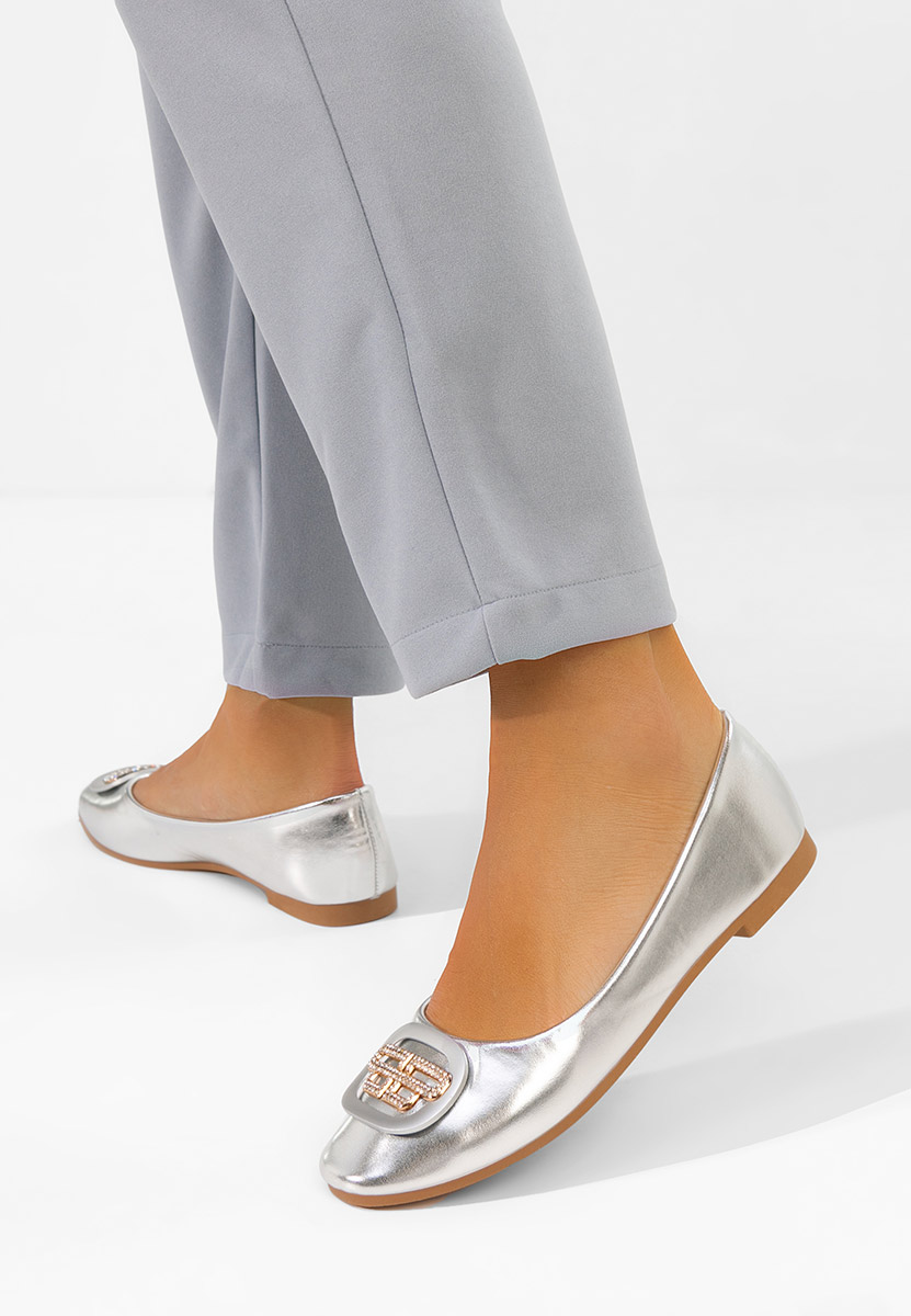 Bedya ezüst női balerina