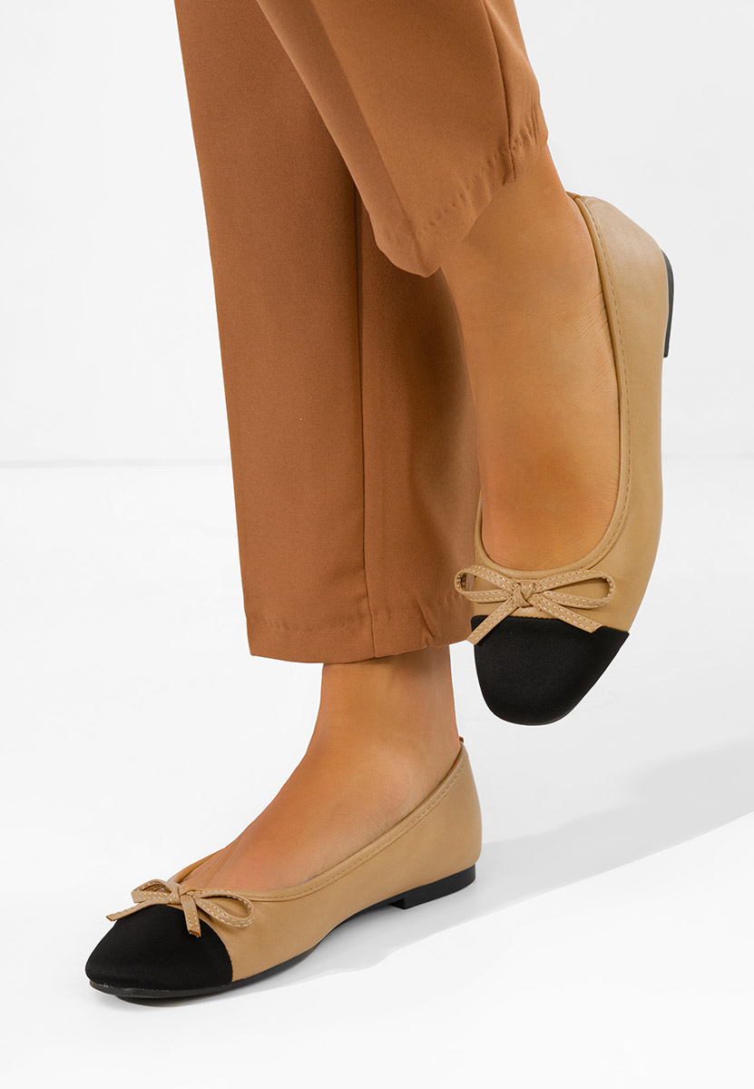 Letiza khaki női balerina