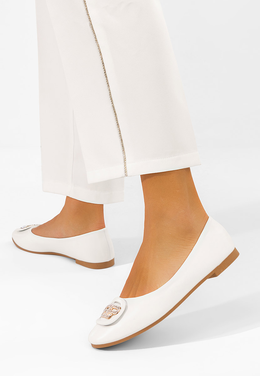 Bedya fehér női balerina