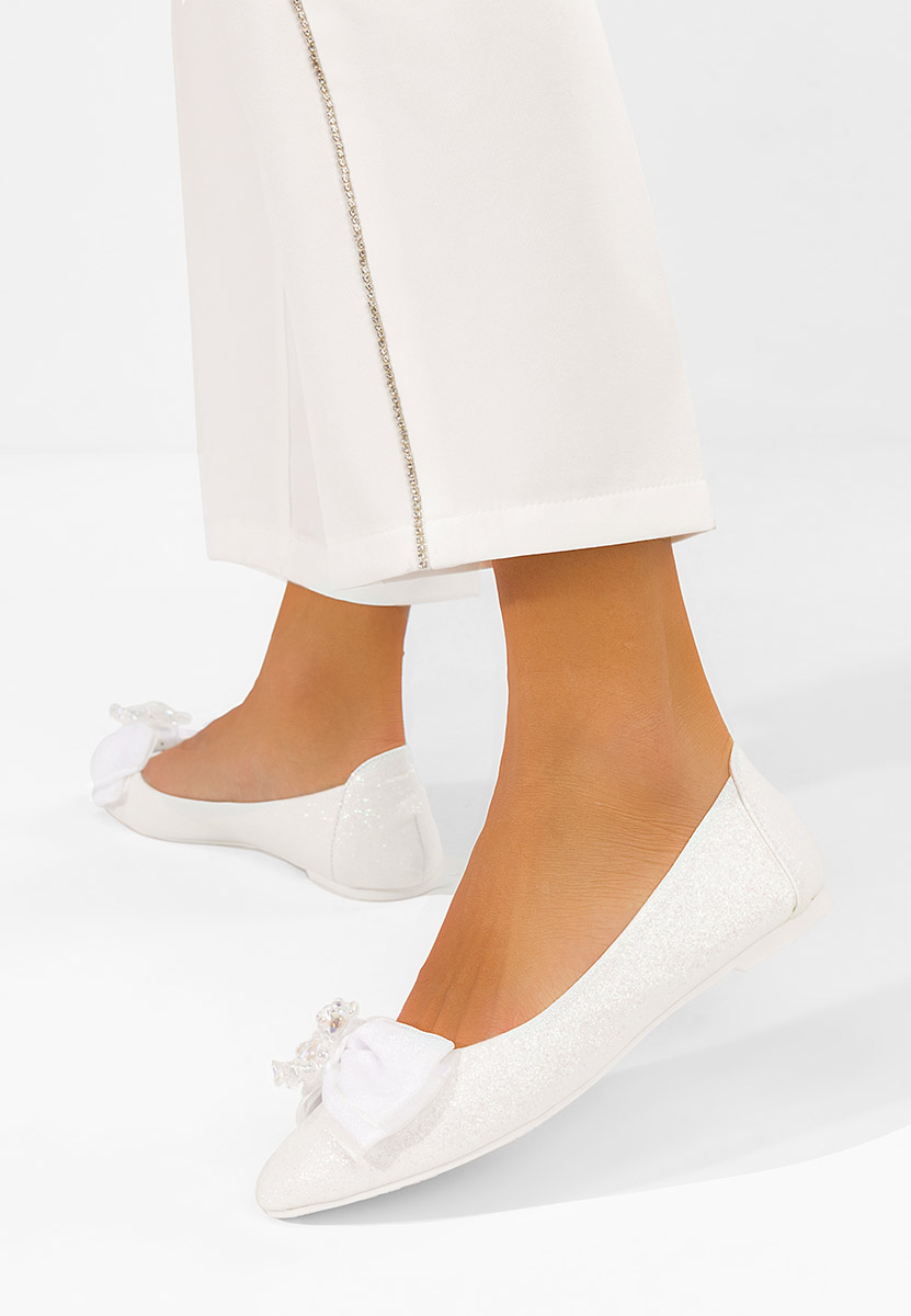 Adelyma fehér elegáns balerina 