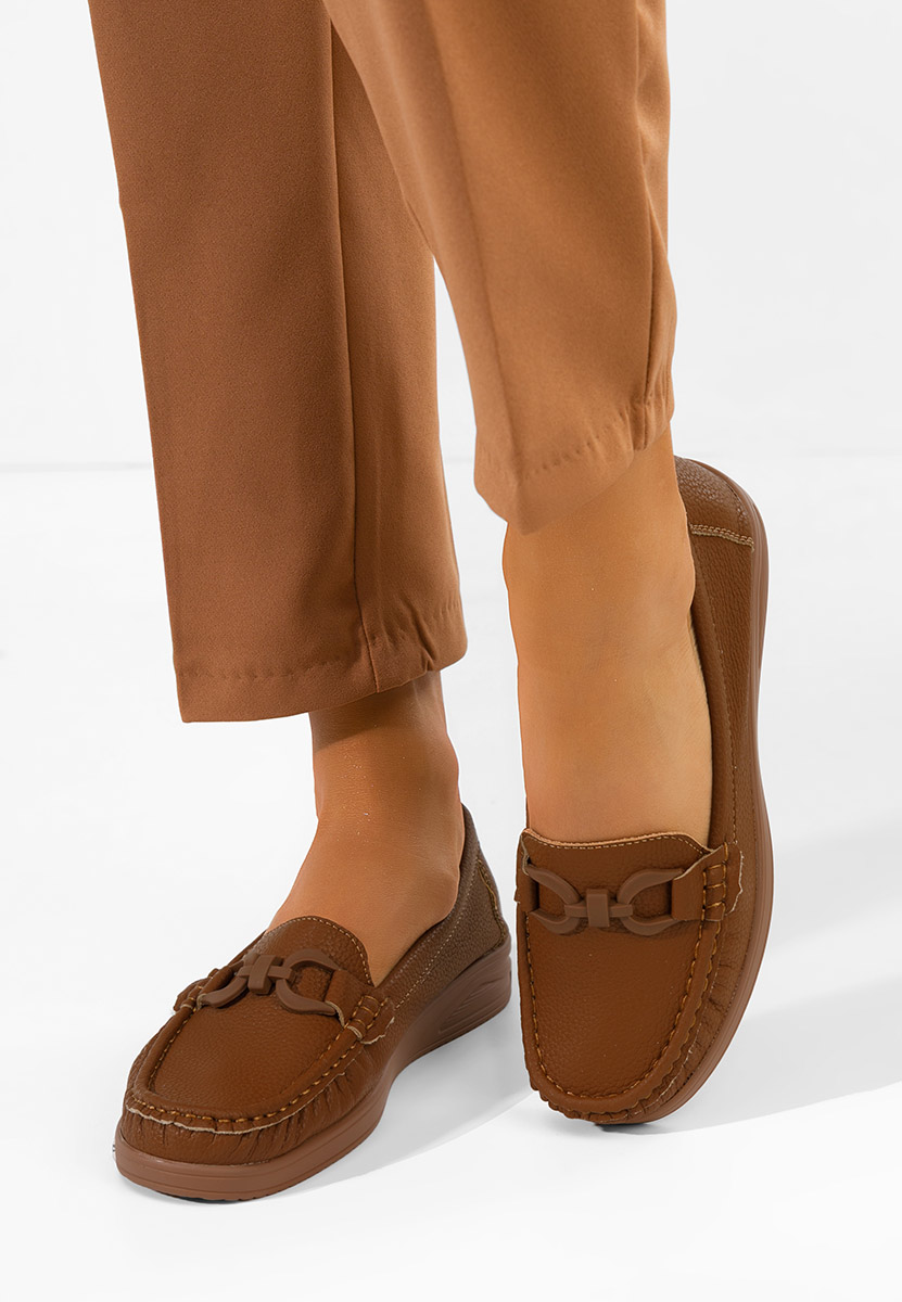 Cristiena camel női mokaszin