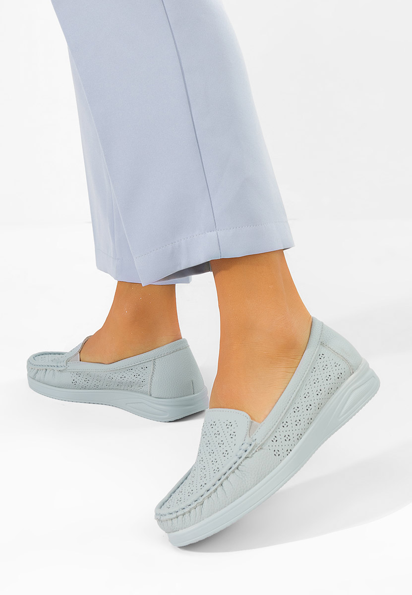 Valelia kék női mokaszin