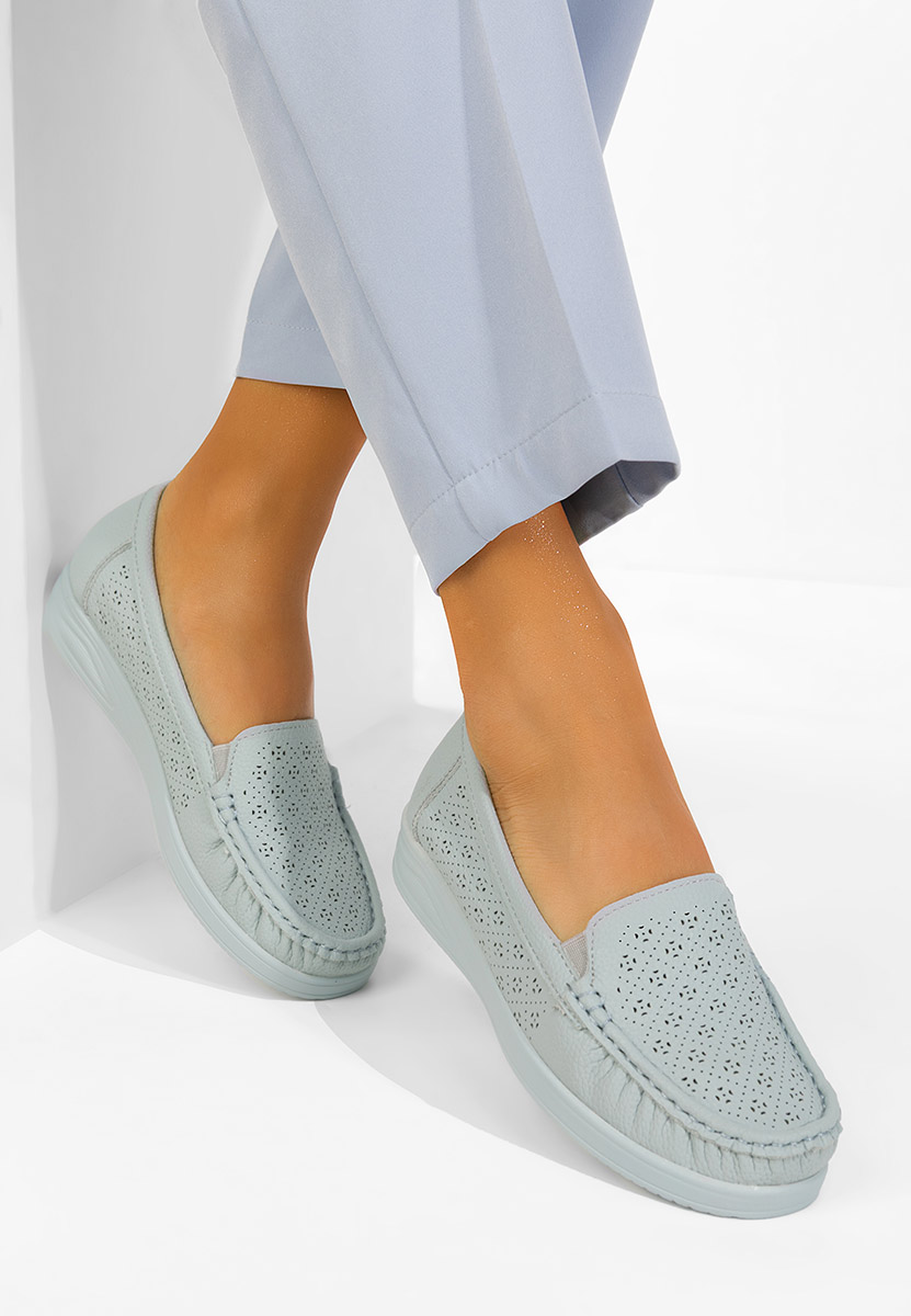 Valelia kék női mokaszin