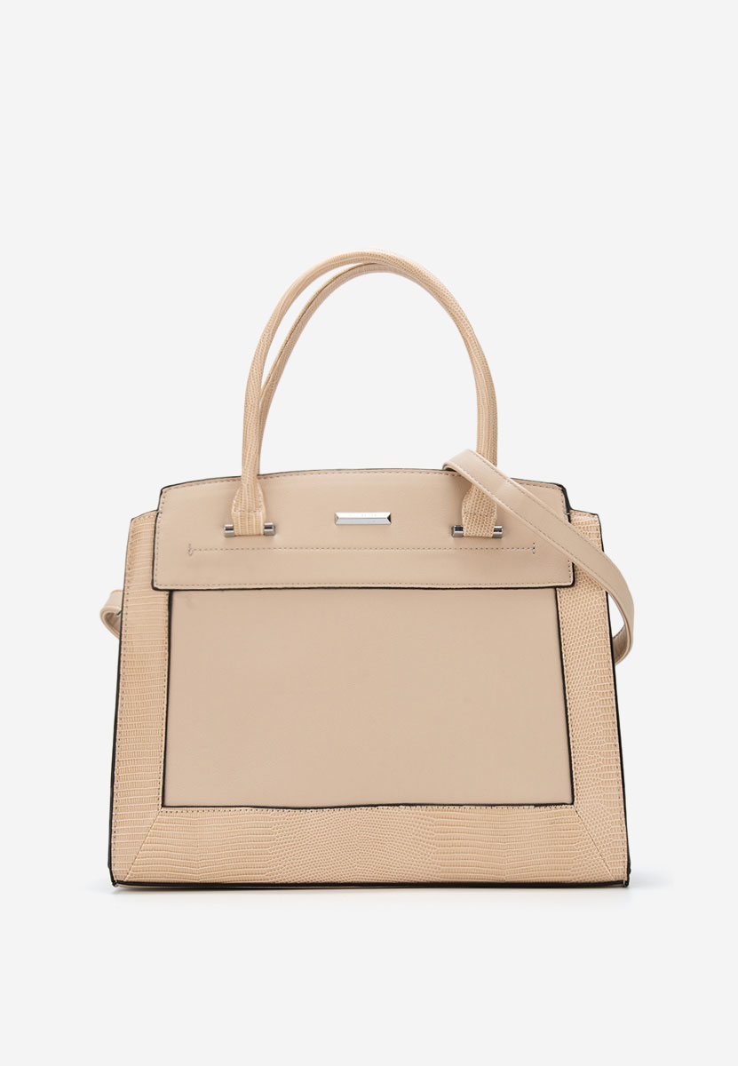 Silvia rosa 8179 bézs irodai táska