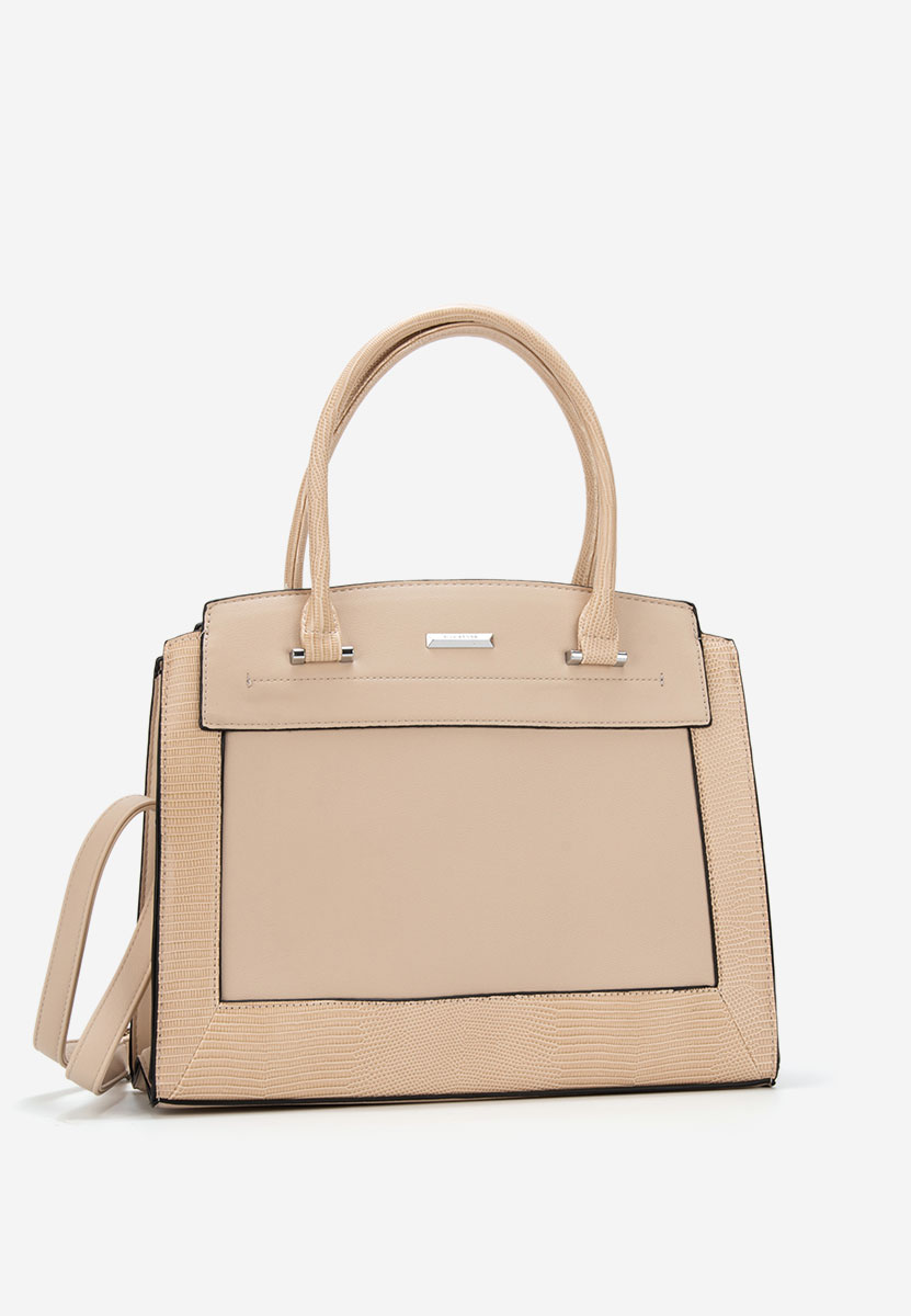 Silvia rosa 8179 bézs irodai táska