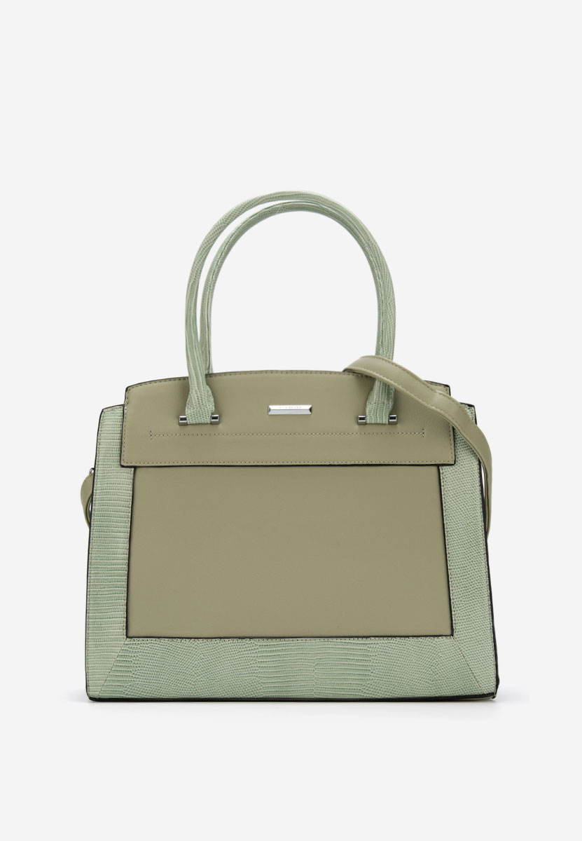 Silvia rosa 8179 zöld irodai táska