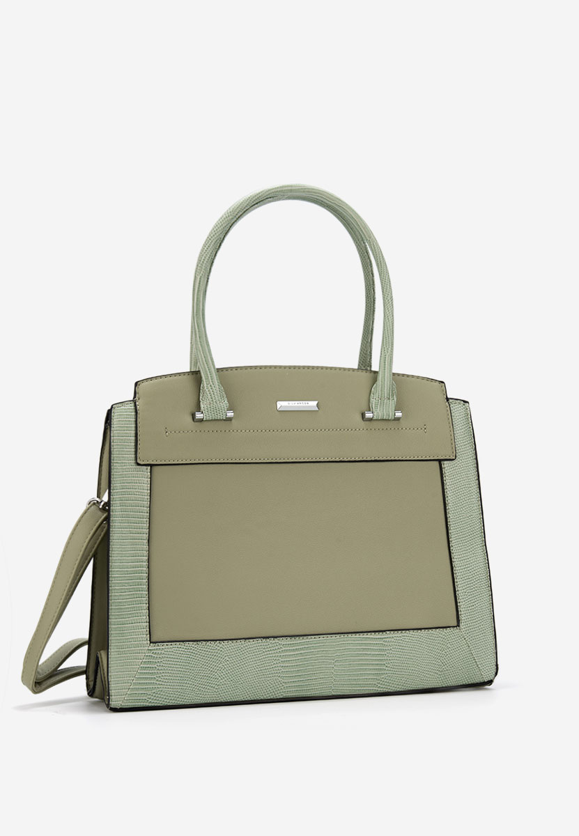 Silvia rosa 8179 zöld irodai táska