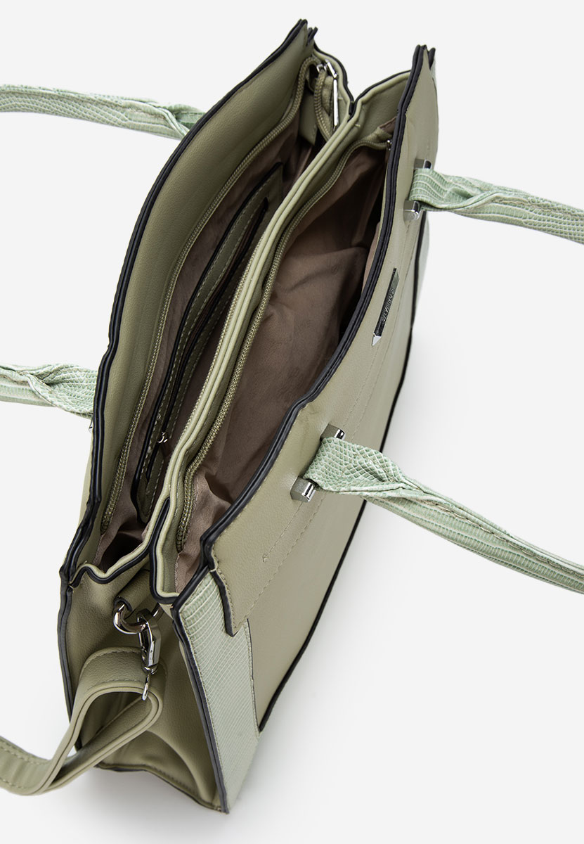 Silvia rosa 8179 zöld irodai táska