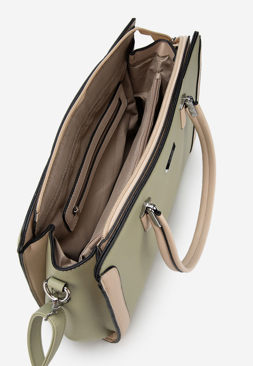 Silvia rosa 8171 zöld irodai táska