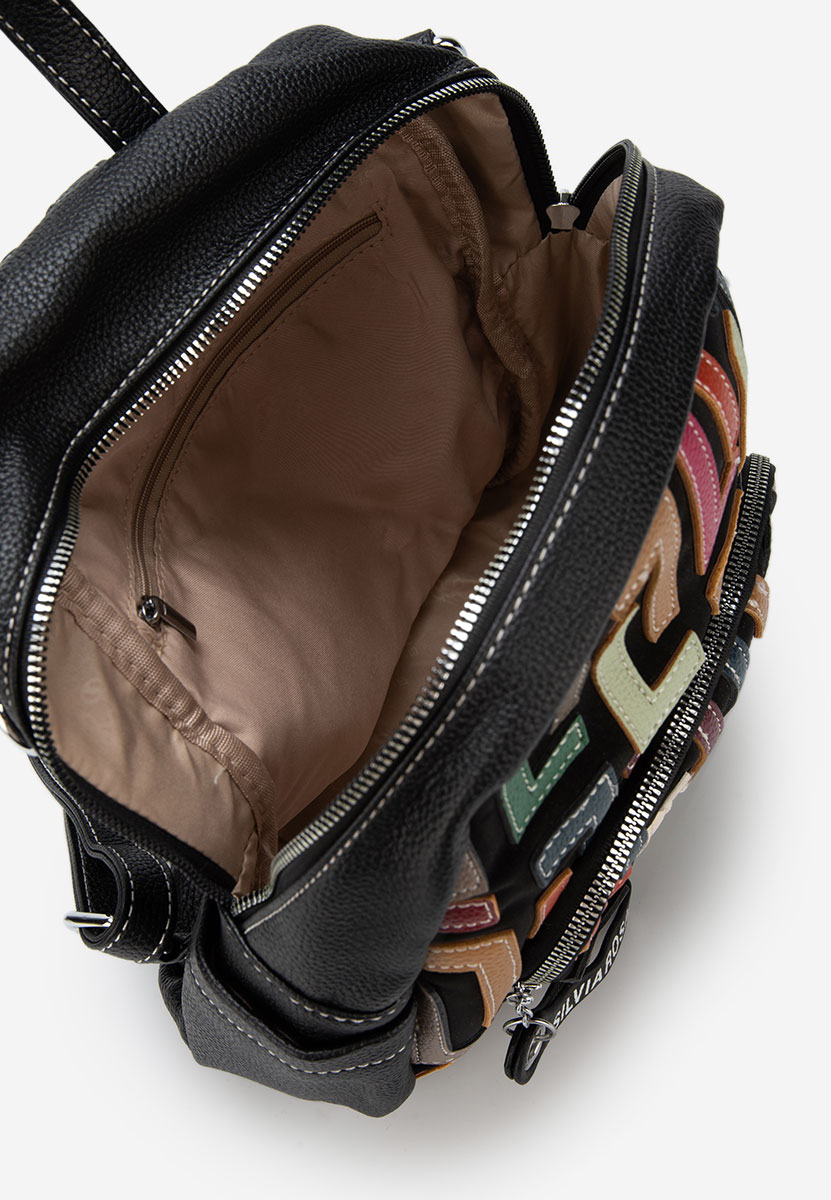 Silvia rosa 6128 fekete hátizsák