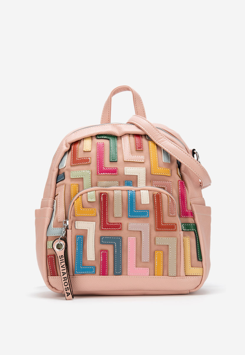 Silvia rosa 6128 rózsaszín hátizsák