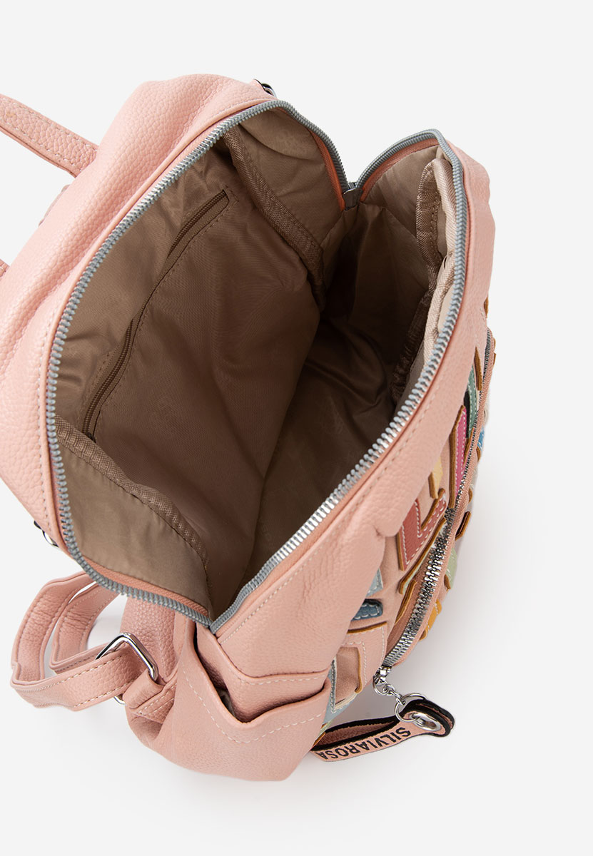 Silvia rosa 6128 rózsaszín hátizsák
