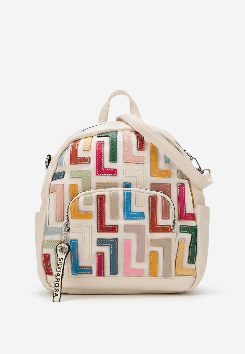 Silvia rosa 6128 bézs hátizsák