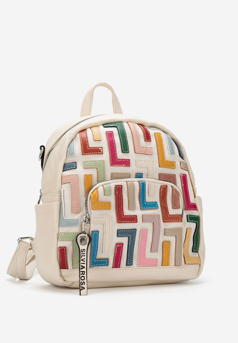 Silvia rosa 6128 bézs hátizsák