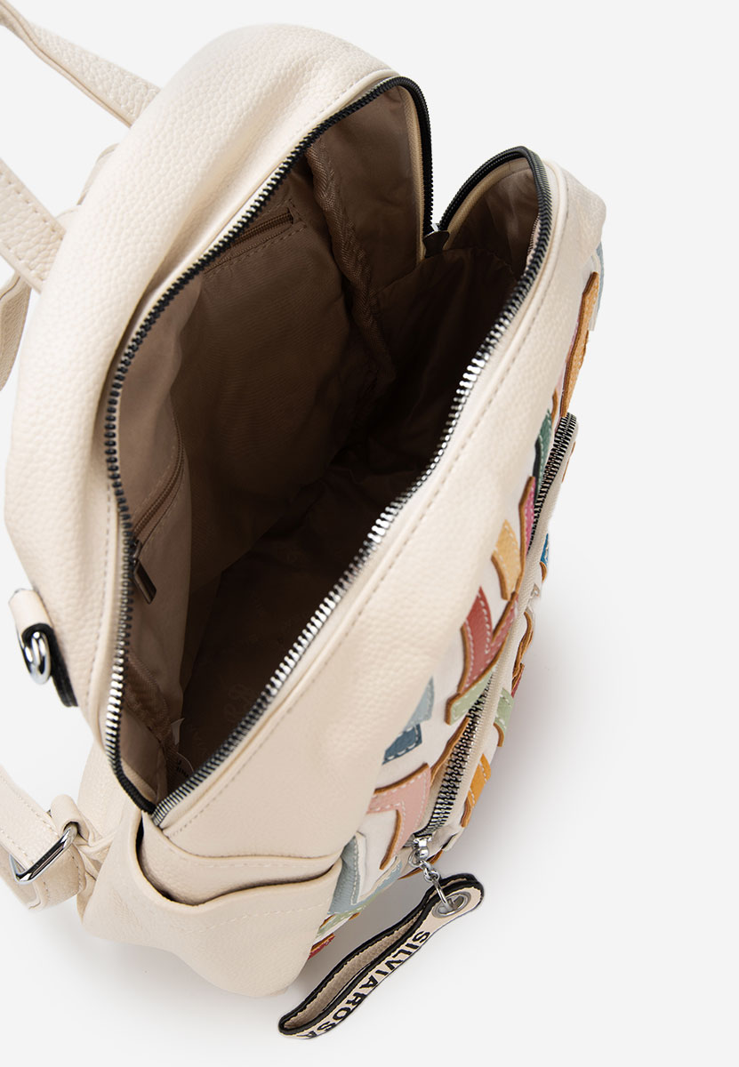 Silvia rosa 6128 bézs hátizsák