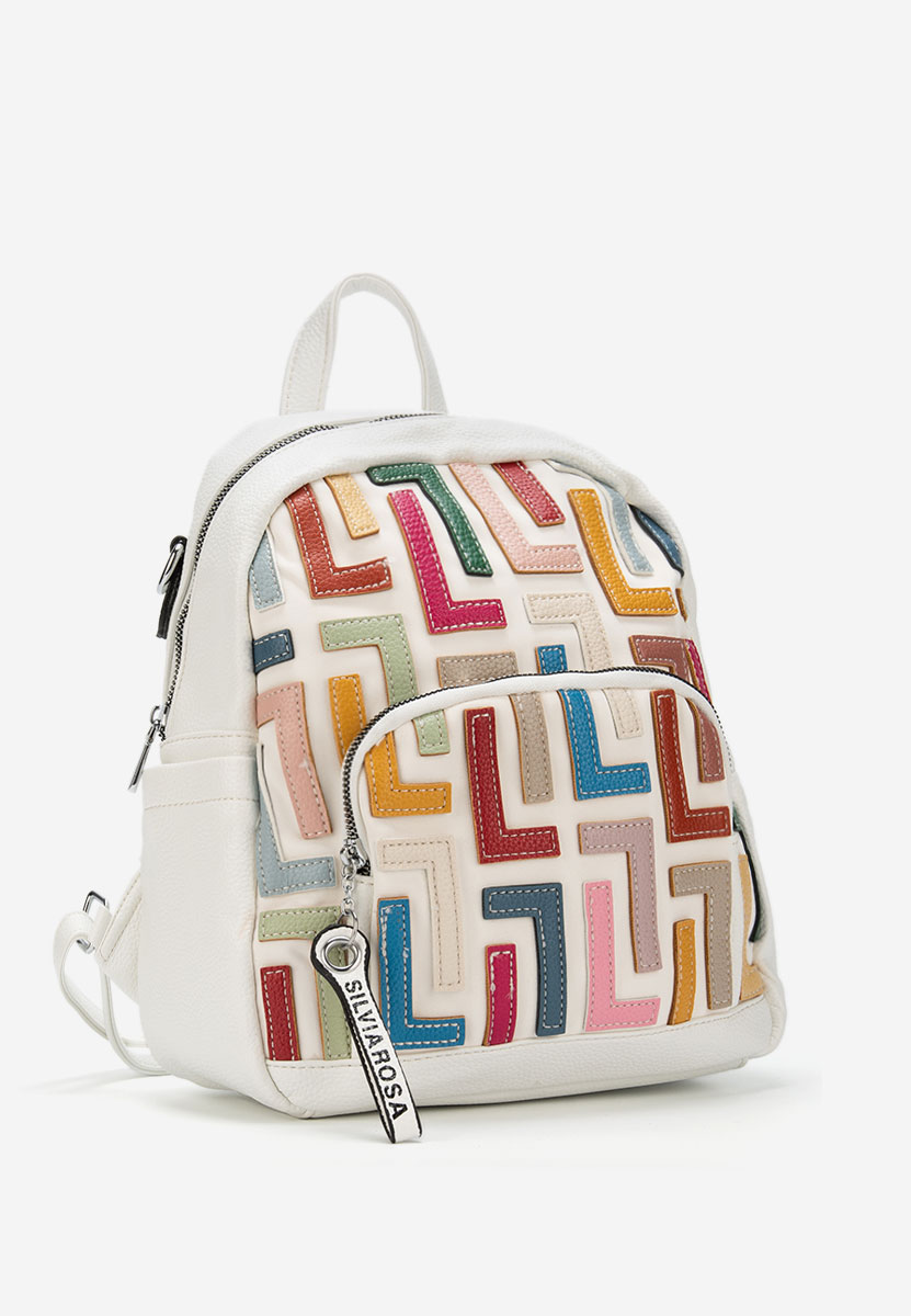 Silvia rosa 6128 fehér hátizsák