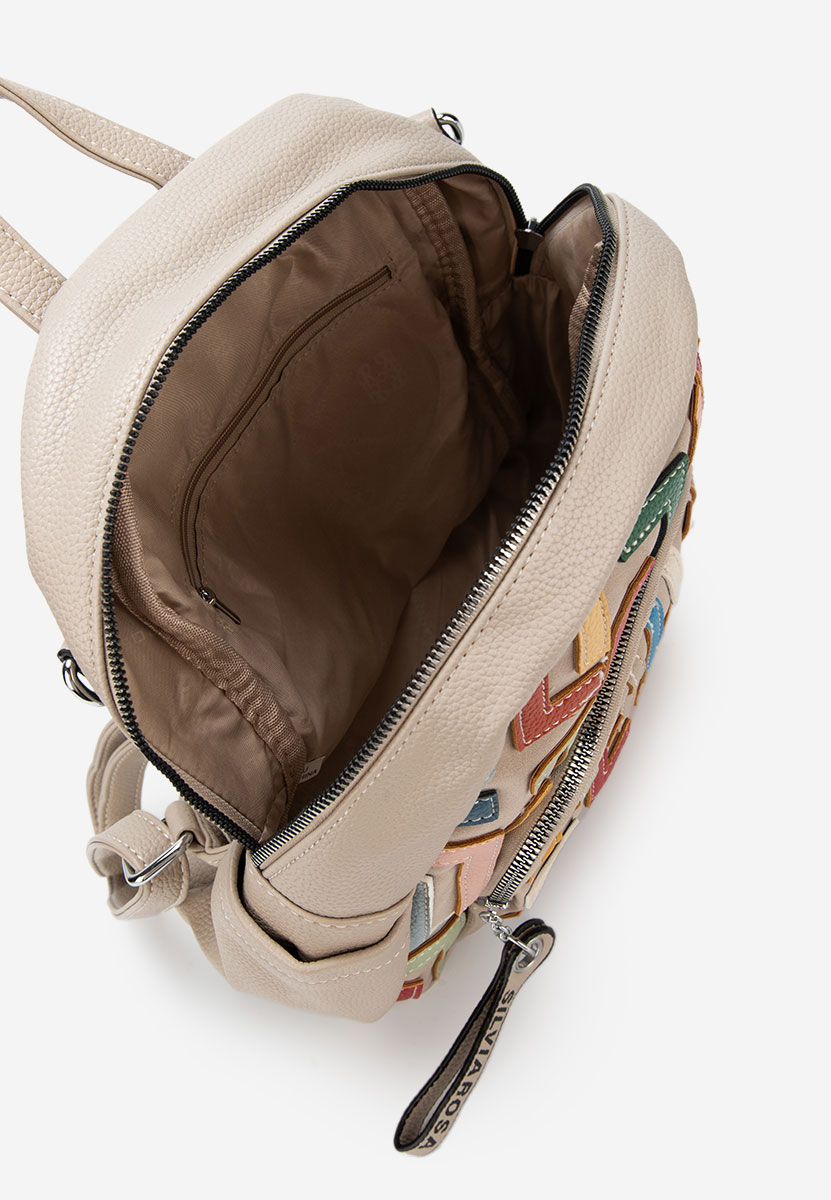 Silvia rosa 6128 szürke hátizsák