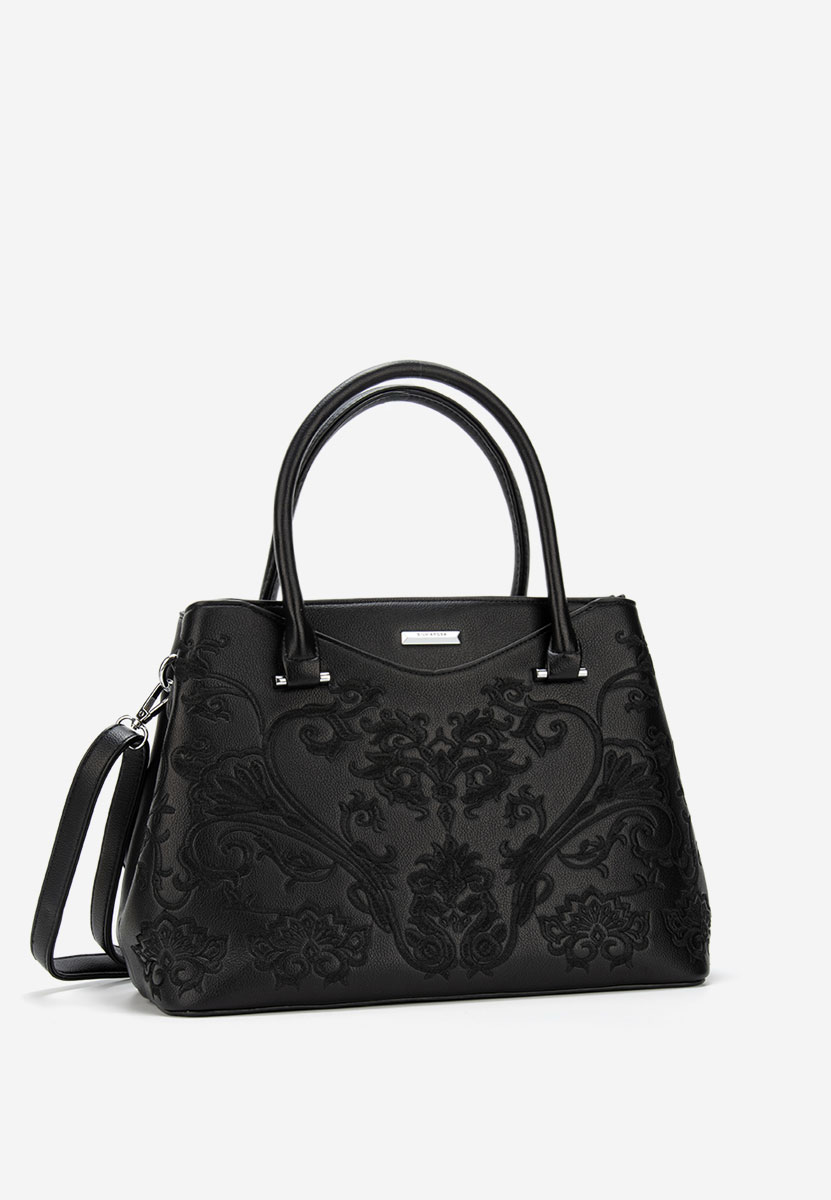 Silvia rosa 25s505 fekete kézitáska