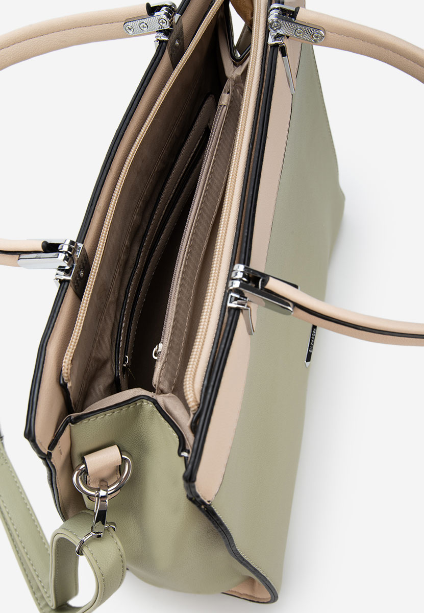 Silvia rosa 8170 zöld irodai táska