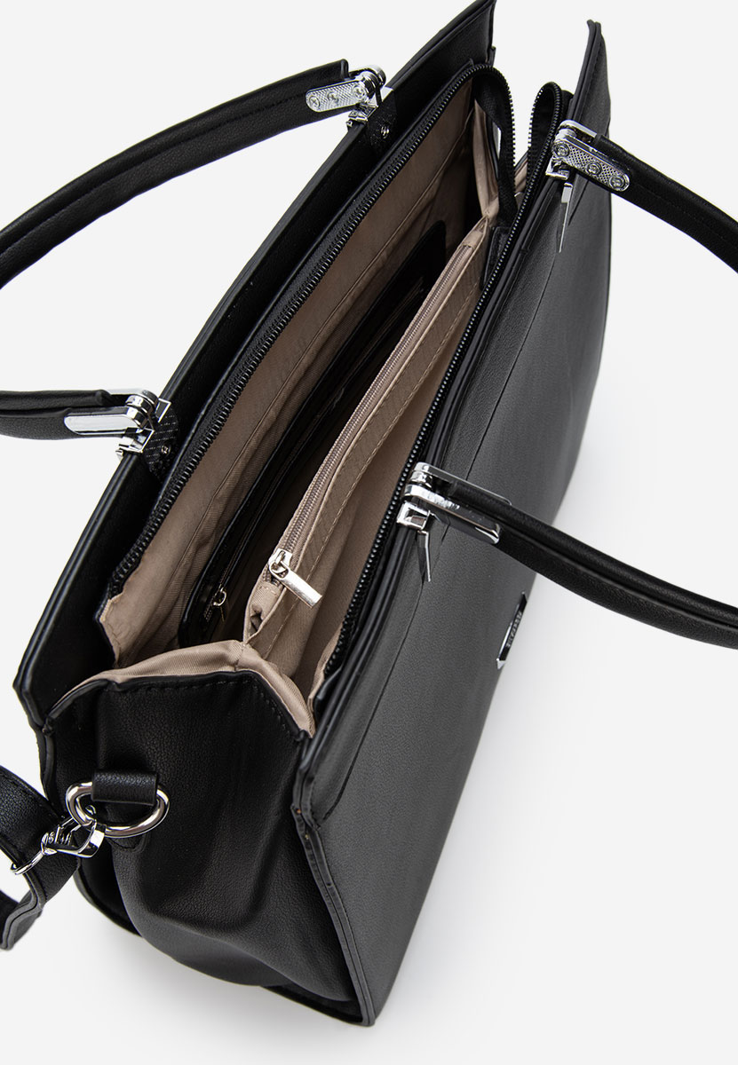 Silvia rosa 8170 fekete irodai táska